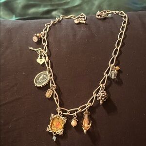 Elegant Gold Charm Necklace